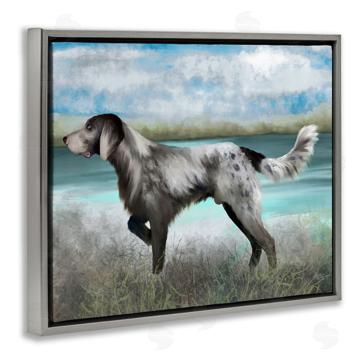 Elizabeth Medley Pointer Dog Lakeside Nature
