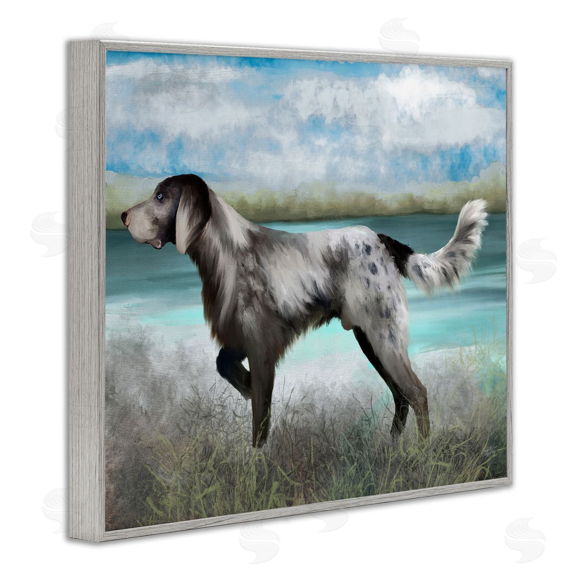 Elizabeth Medley Pointer Dog Lakeside Nature