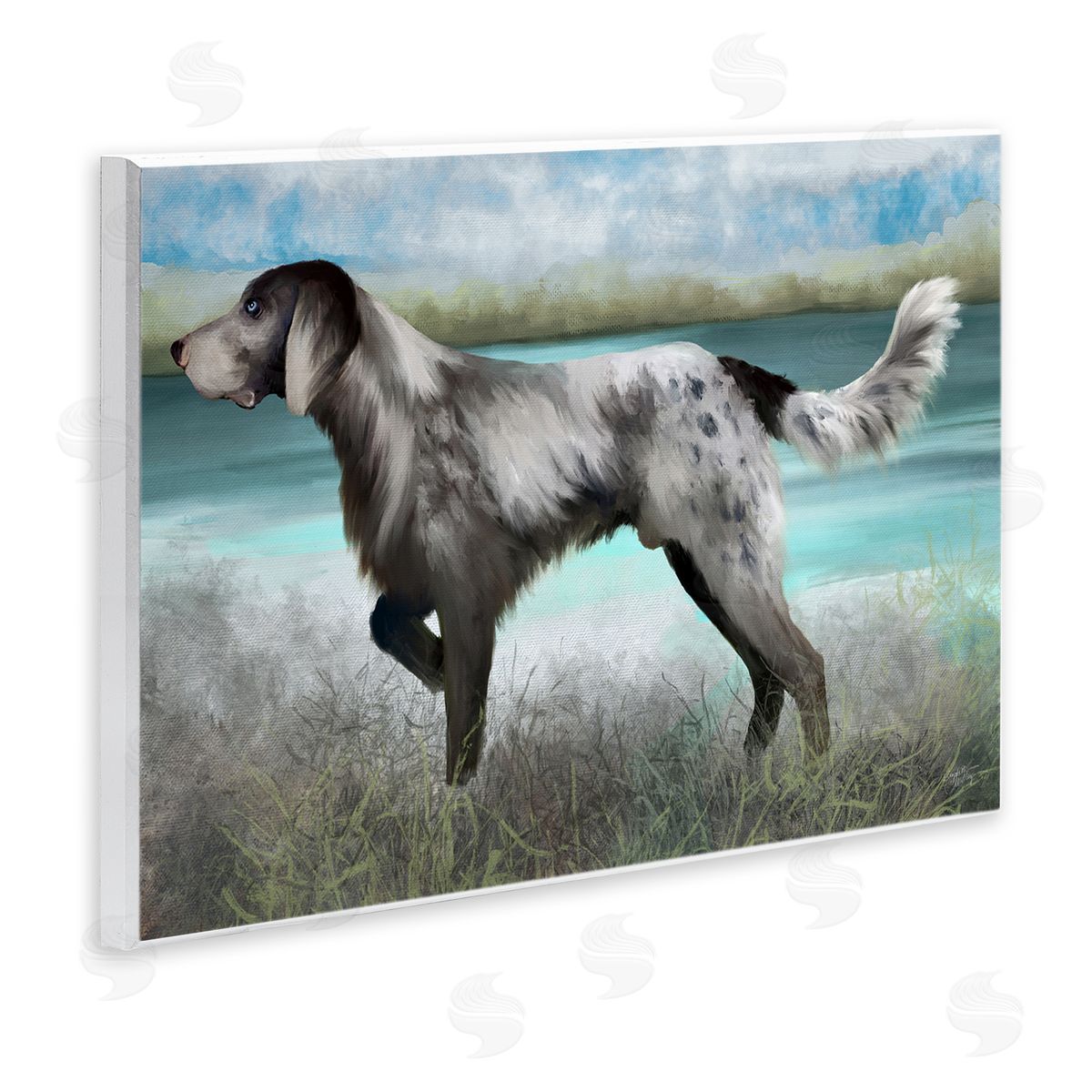 Elizabeth Medley Pointer Dog Lakeside Nature