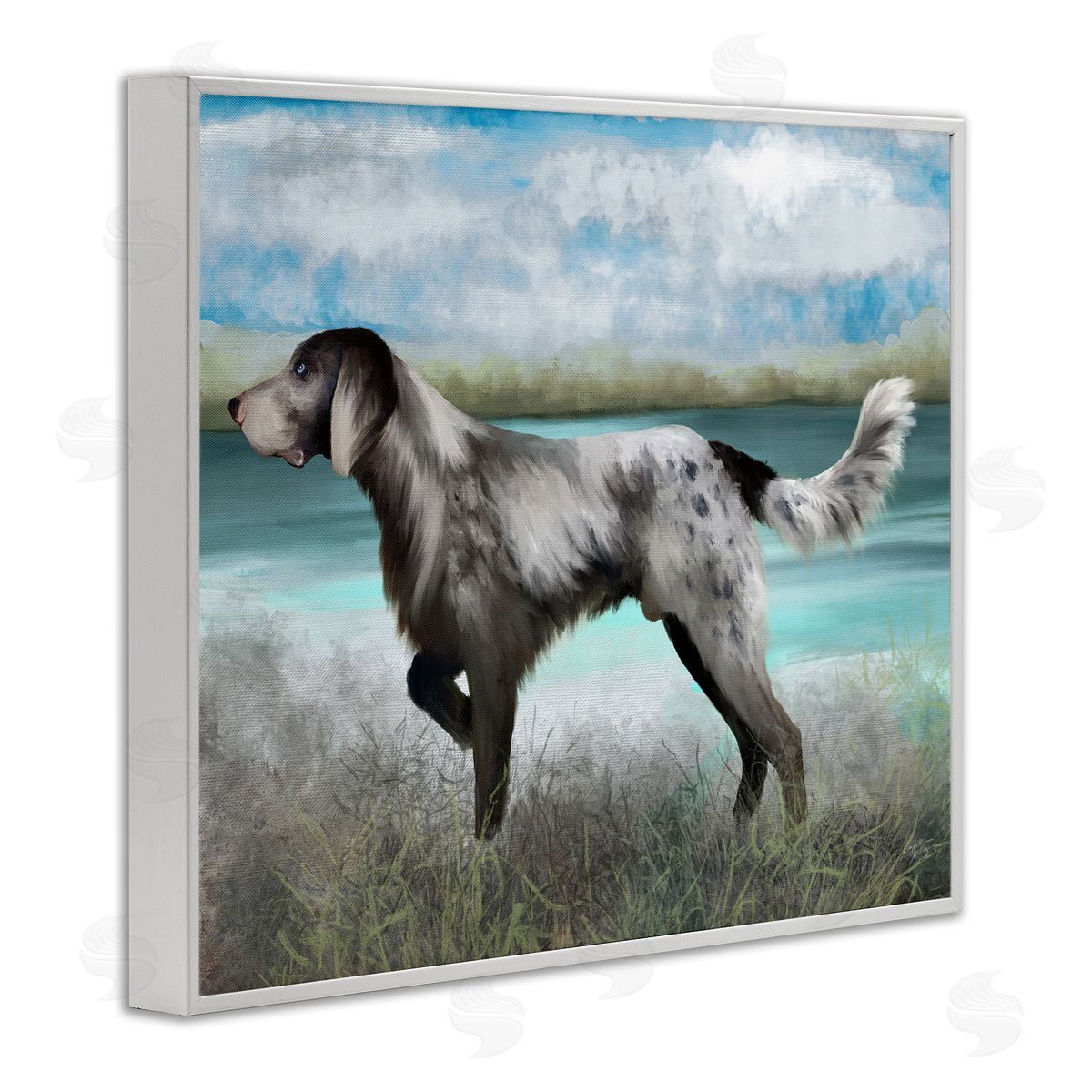 Elizabeth Medley Pointer Dog Lakeside Nature