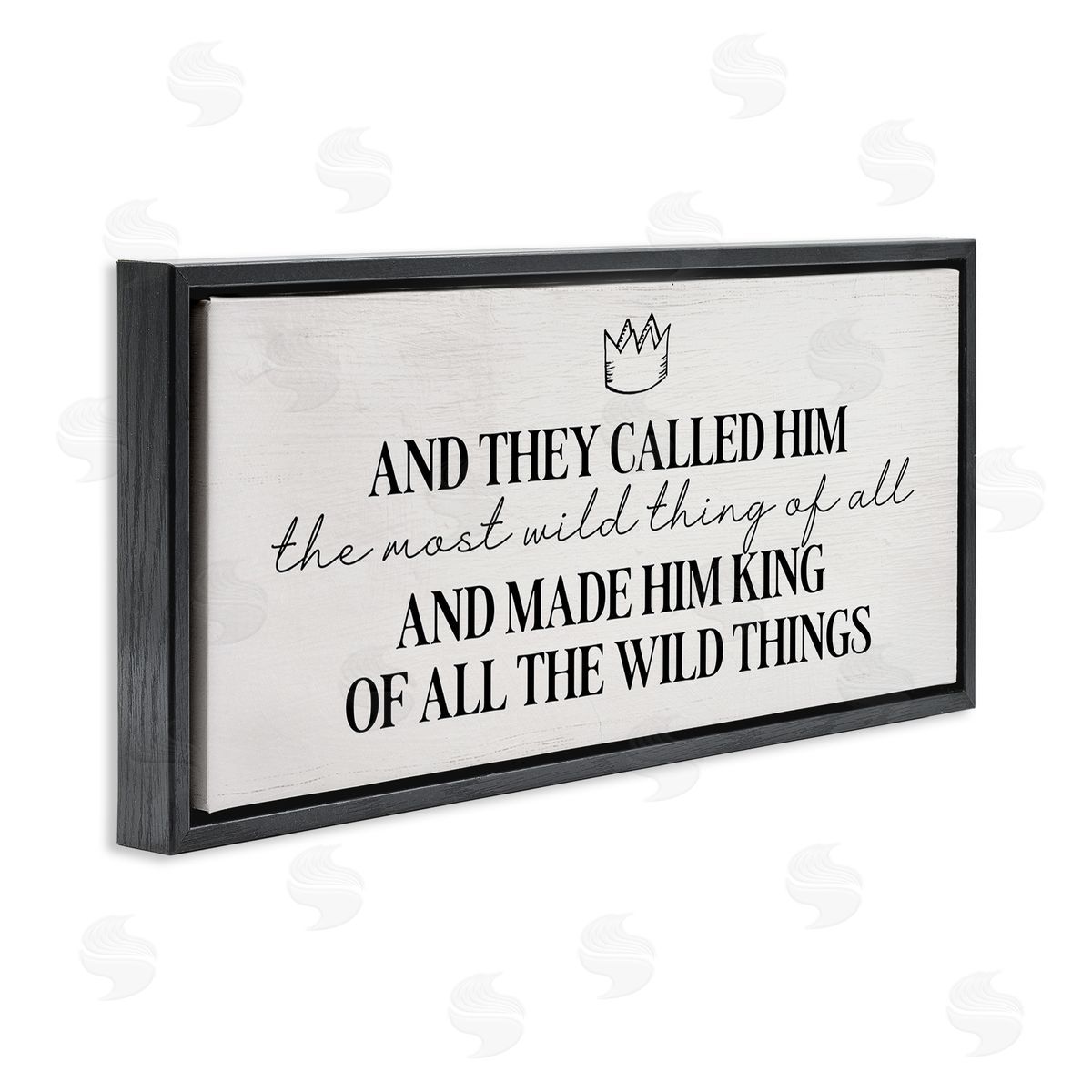 Stupell Studio Most Wild Thing Of All Quote