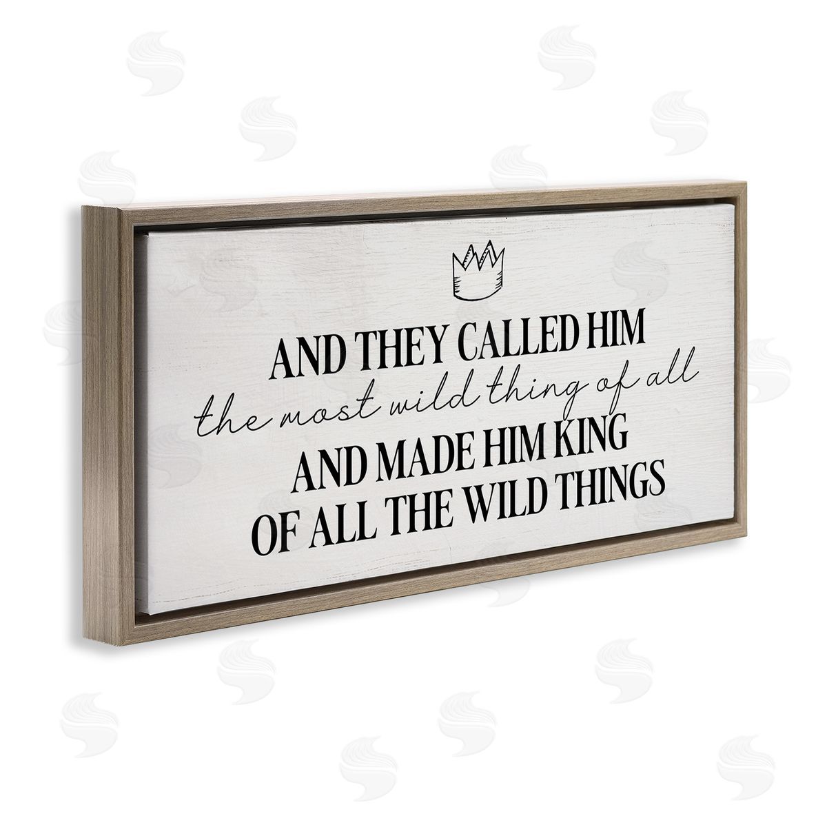 Stupell Studio Most Wild Thing Of All Quote