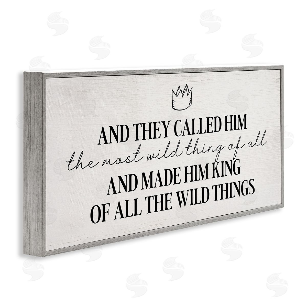 Stupell Studio Most Wild Thing Of All Quote