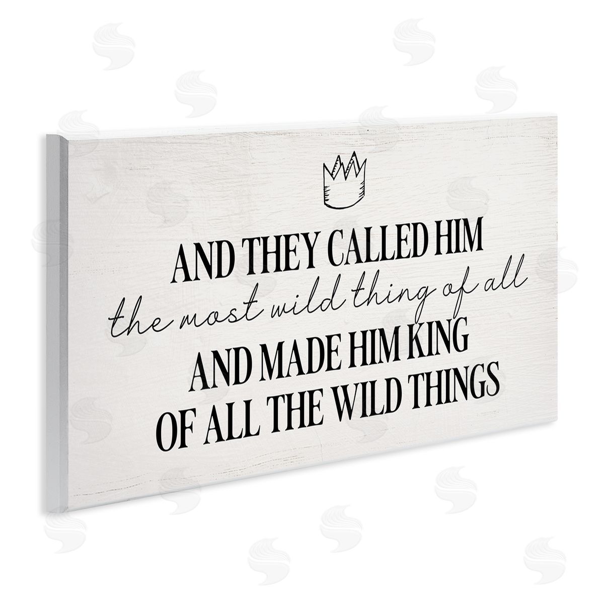 Stupell Studio Most Wild Thing Of All Quote