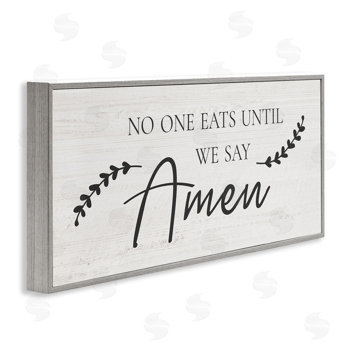 CAD Designs No One Eats Until We Say Amen Phrase