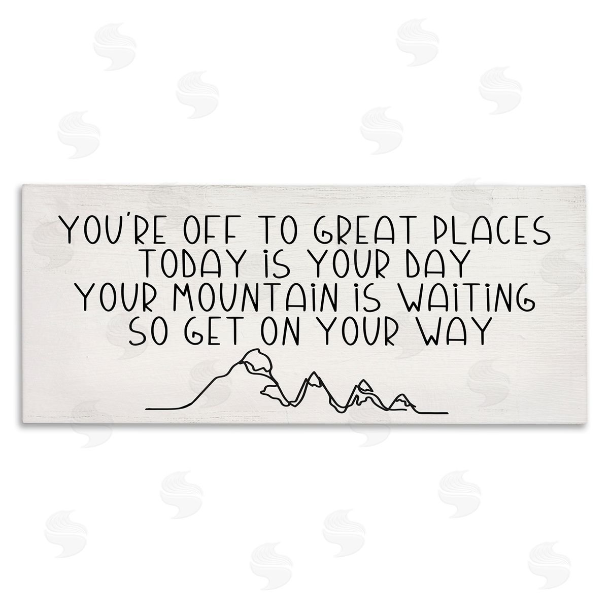 Stupell Studio Inspirational Today Is Your Day Phrase