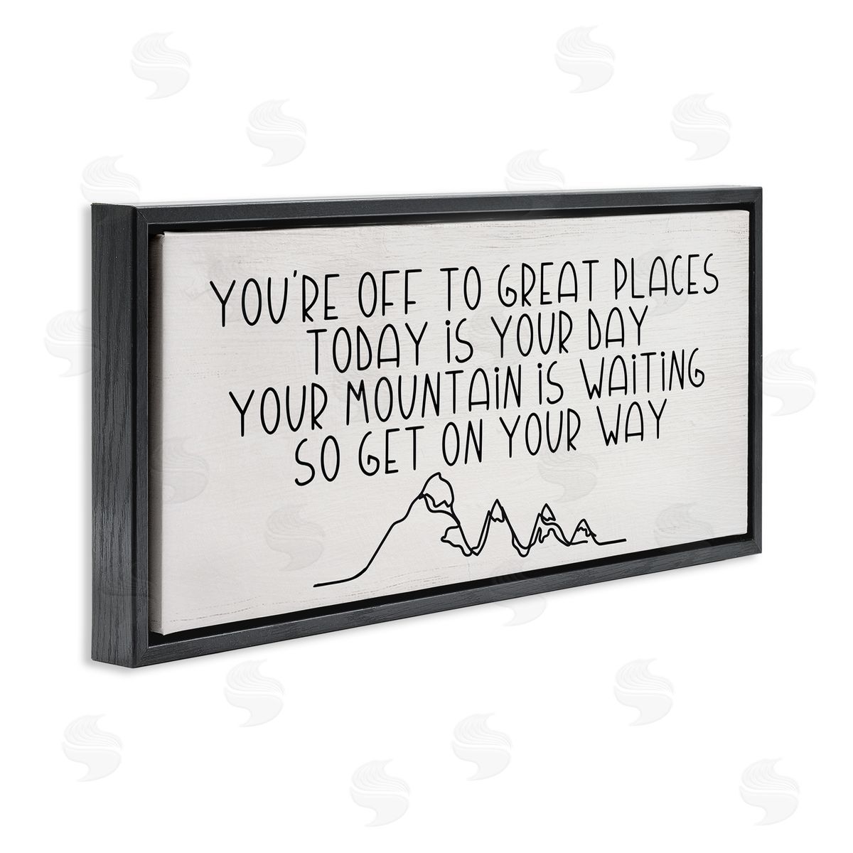 Stupell Studio Inspirational Today Is Your Day Phrase