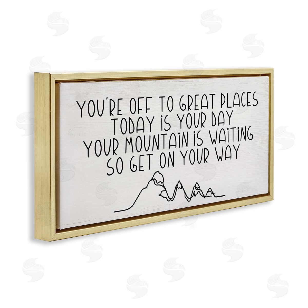 Stupell Studio Inspirational Today Is Your Day Phrase