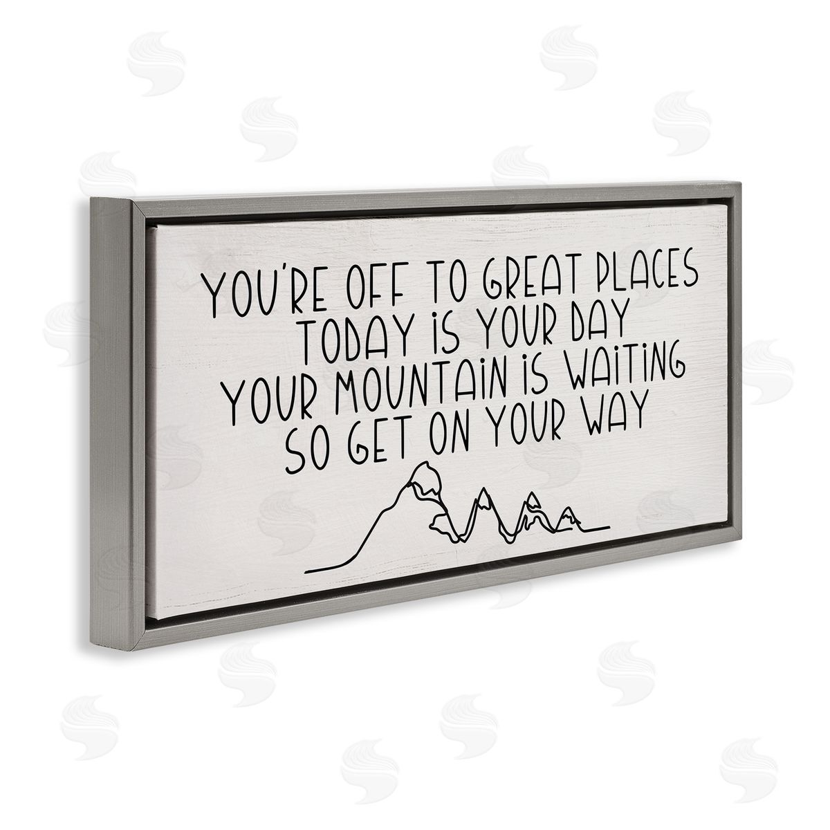 Stupell Studio Inspirational Today Is Your Day Phrase