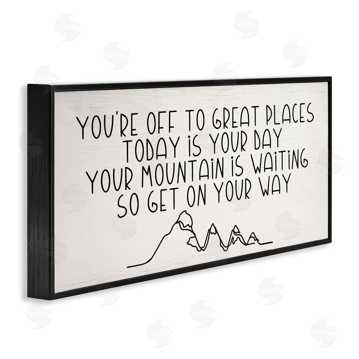 Stupell Studio Inspirational Today Is Your Day Phrase