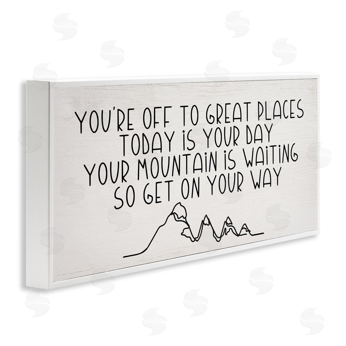 Stupell Studio Inspirational Today Is Your Day Phrase