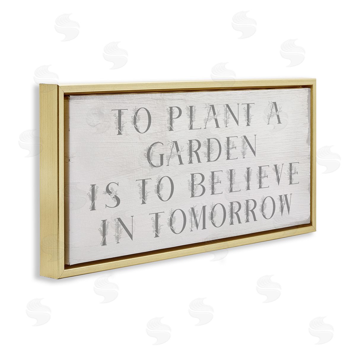 Stupell Studio Plant A Garden Believe In Tomorrow Phrase