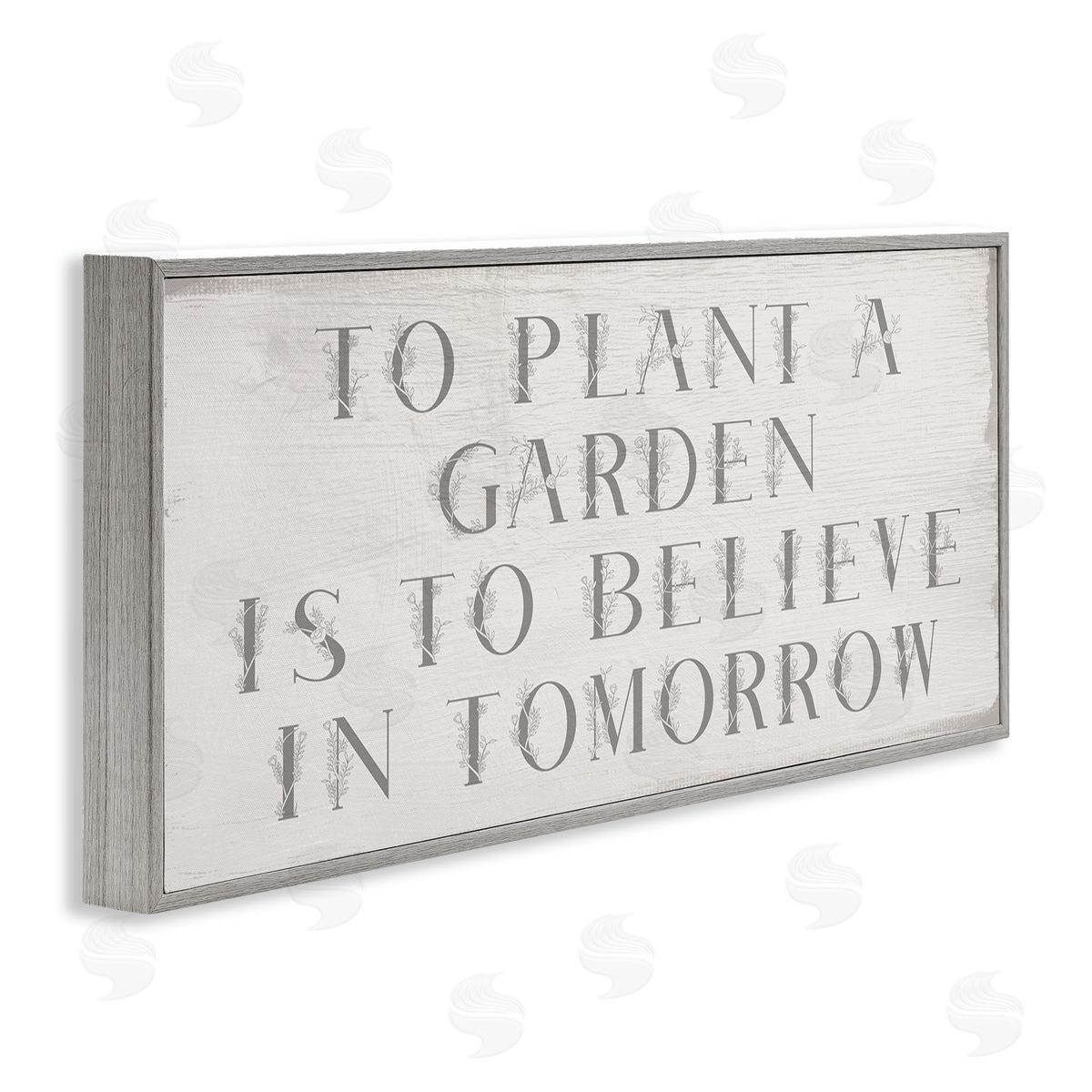Stupell Studio Plant A Garden Believe In Tomorrow Phrase