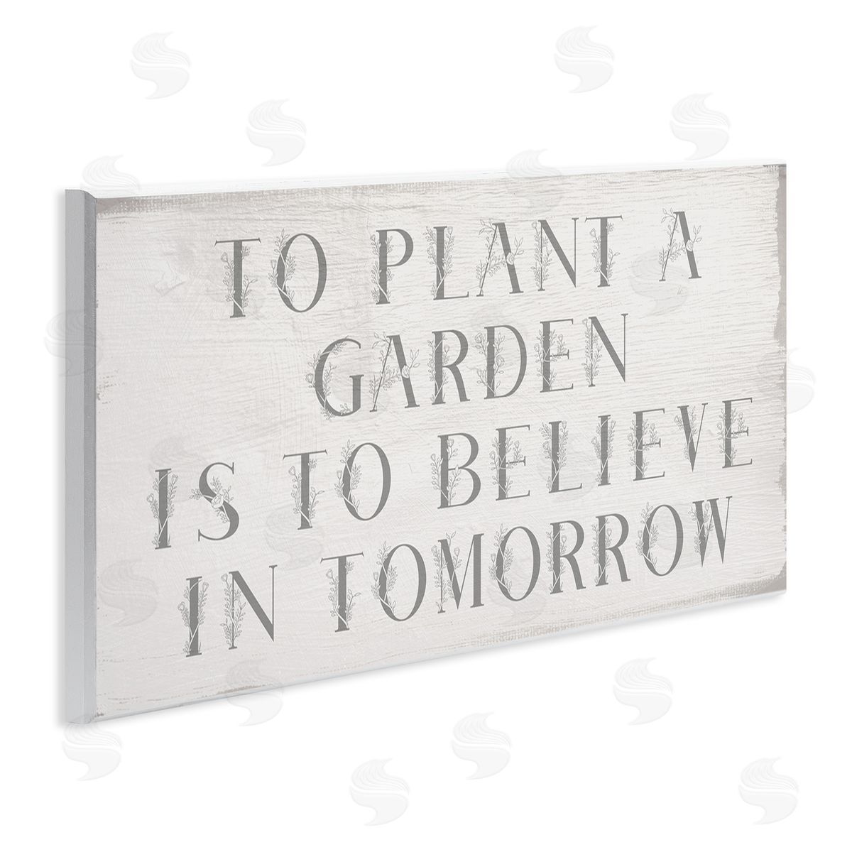 Stupell Studio Plant A Garden Believe In Tomorrow Phrase