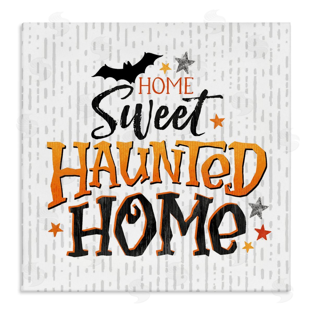 Courtney Morgenstern Sweet Haunted Home Patterned Stretched Canvas Wall Art Print