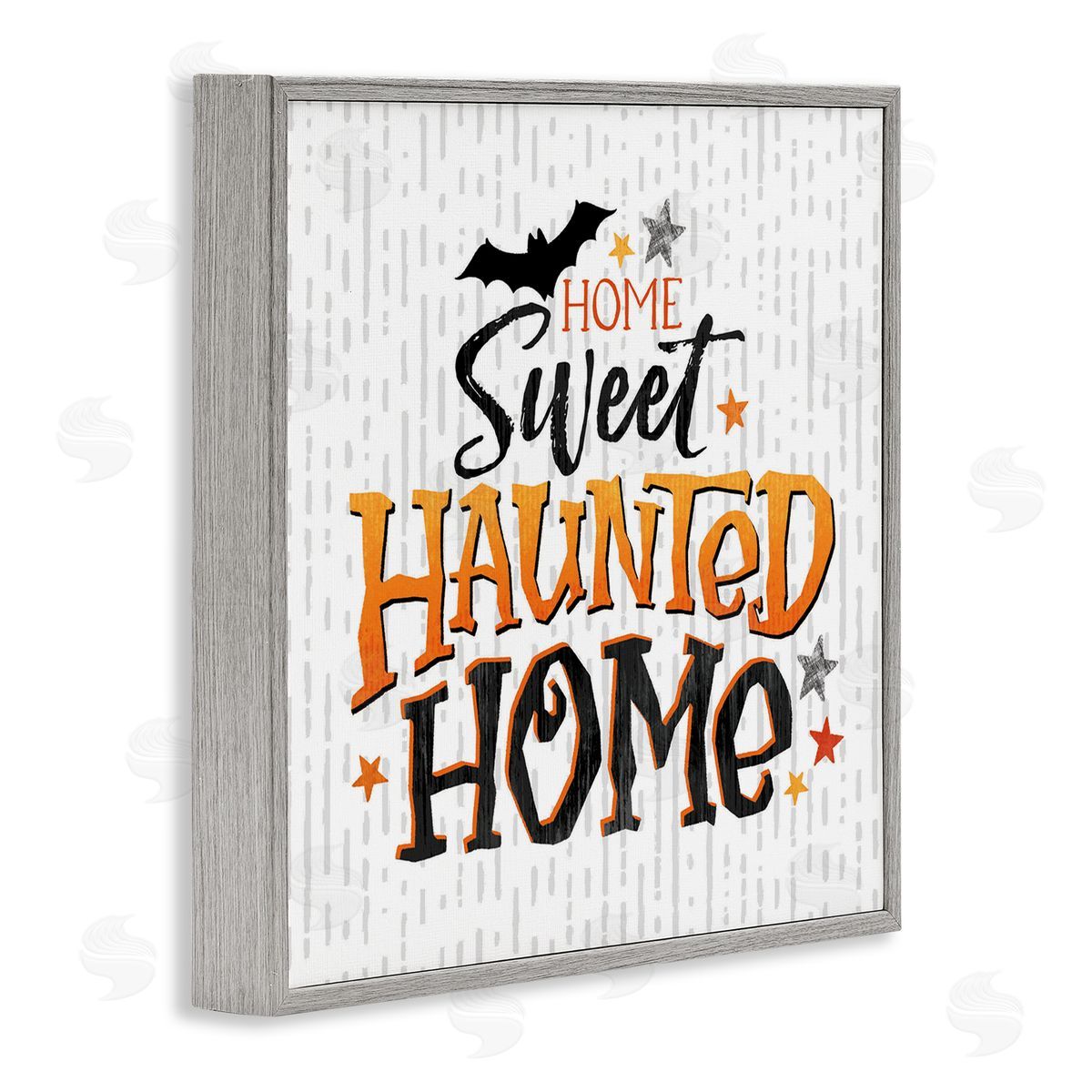 Courtney Morgenstern Sweet Haunted Home Patterned Gray Framed Glicee Wall Art Print
