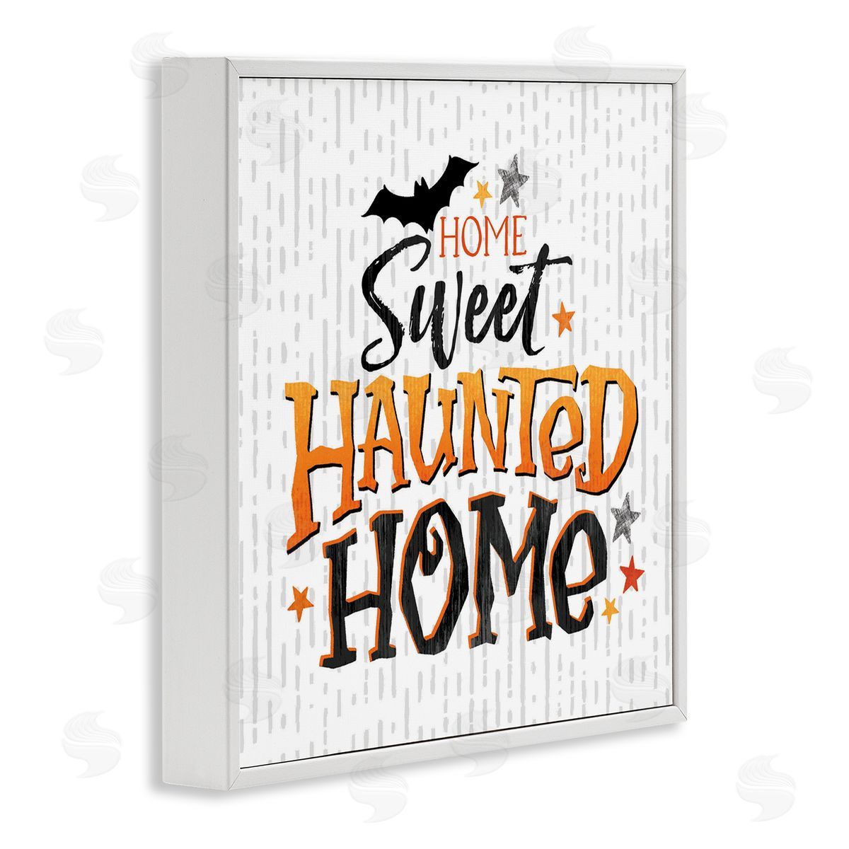 Courtney Morgenstern Sweet Haunted Home Patterned White Framed Glicee Wall Art Print