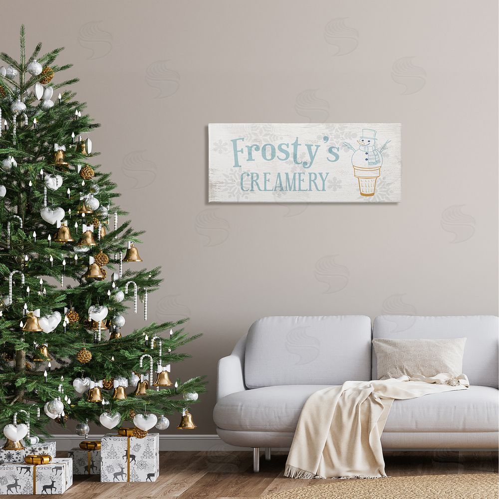 Stupell Studio fr_sideosty's Creamery Winter Ice Cream