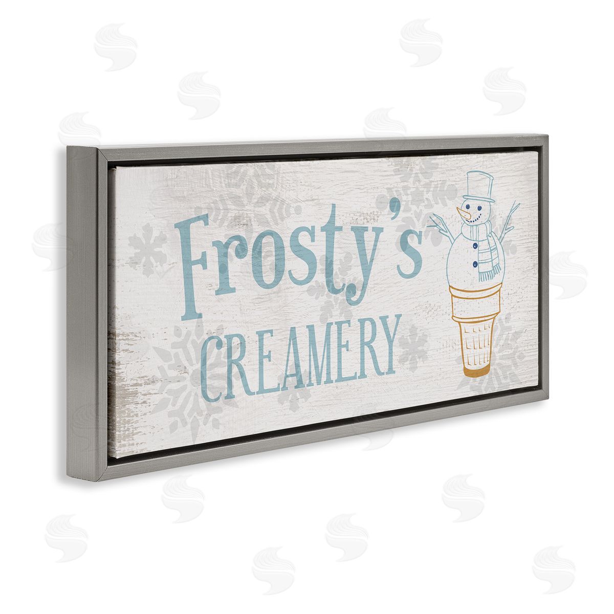 Stupell Studio fr_sideosty's Creamery Winter Ice Cream