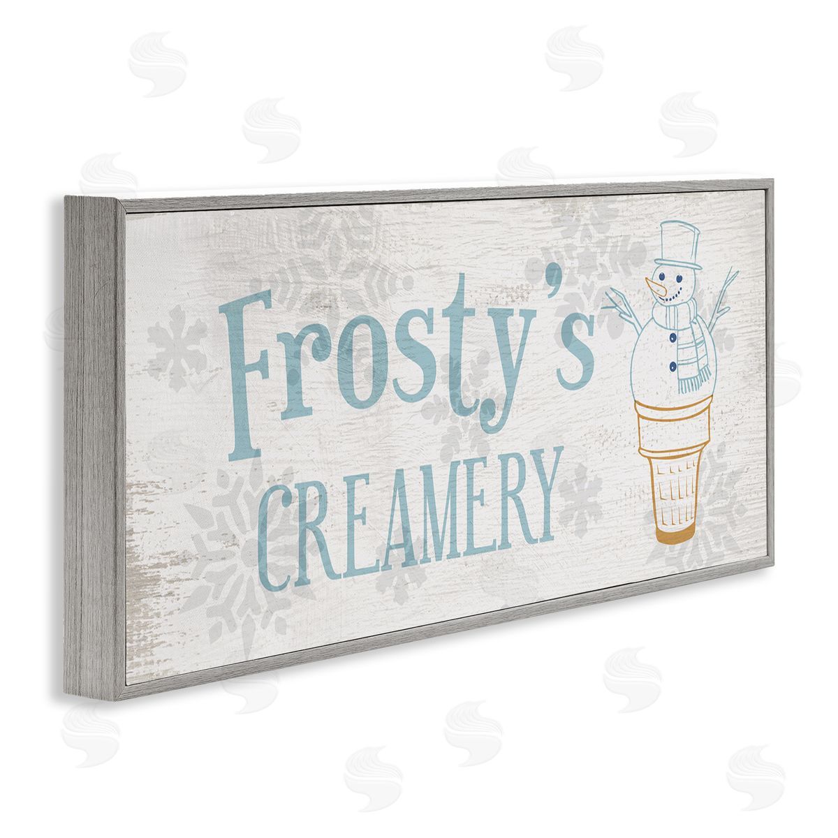 Stupell Studio fr_sideosty's Creamery Winter Ice Cream