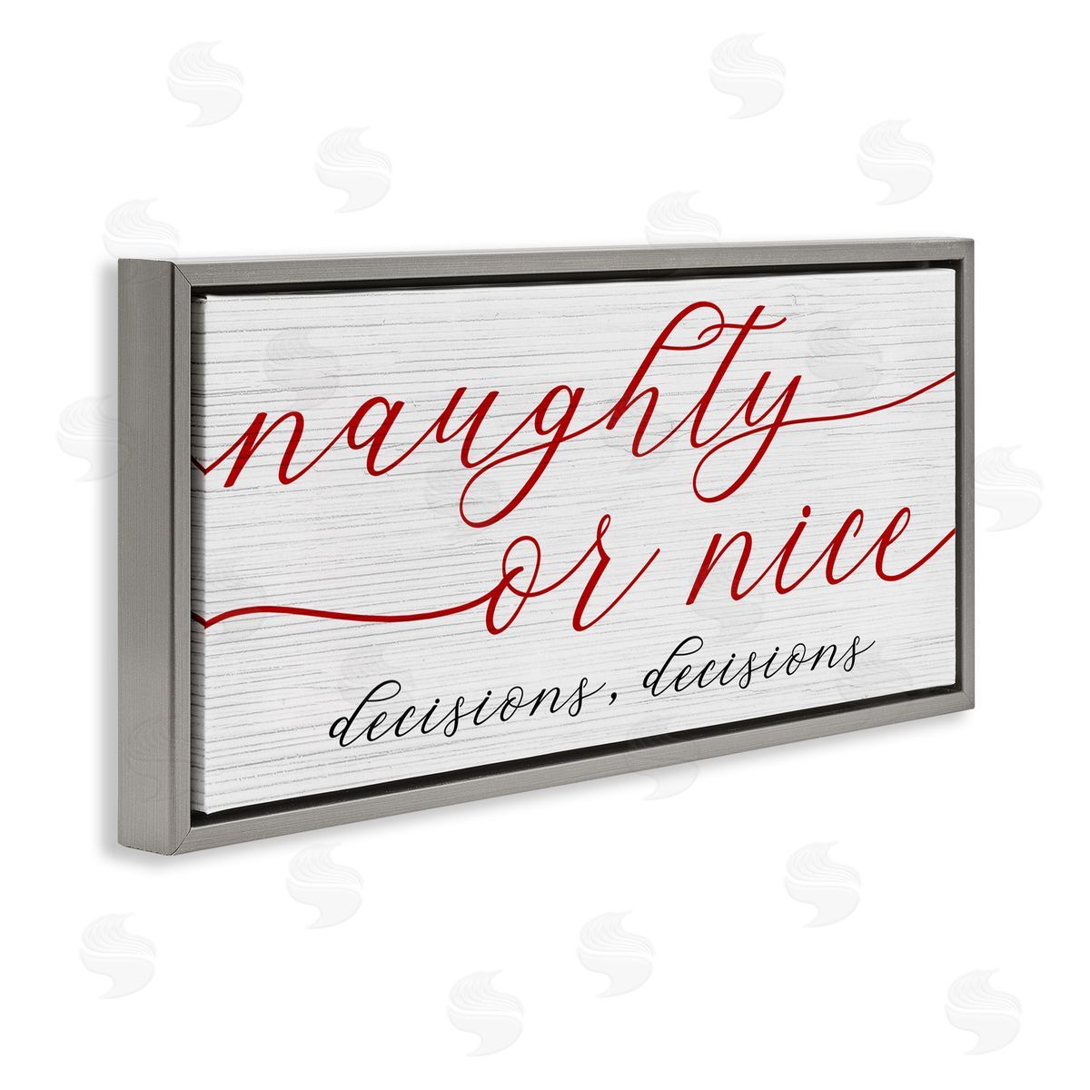 Stupell Studio Naught Or Nice Decisions Humor