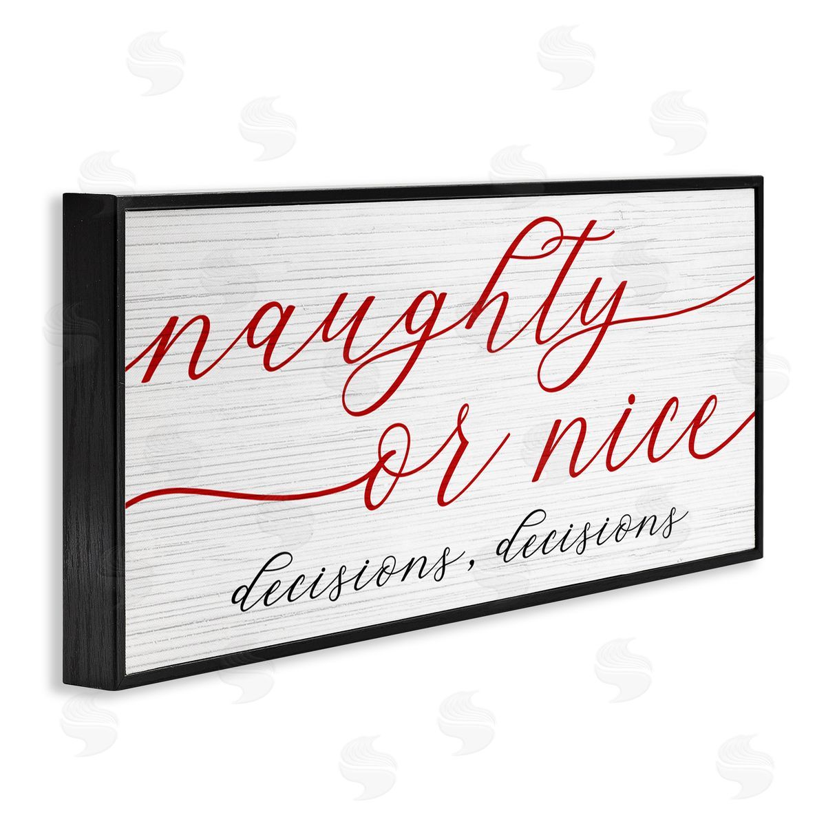Stupell Studio Naught Or Nice Decisions Humor