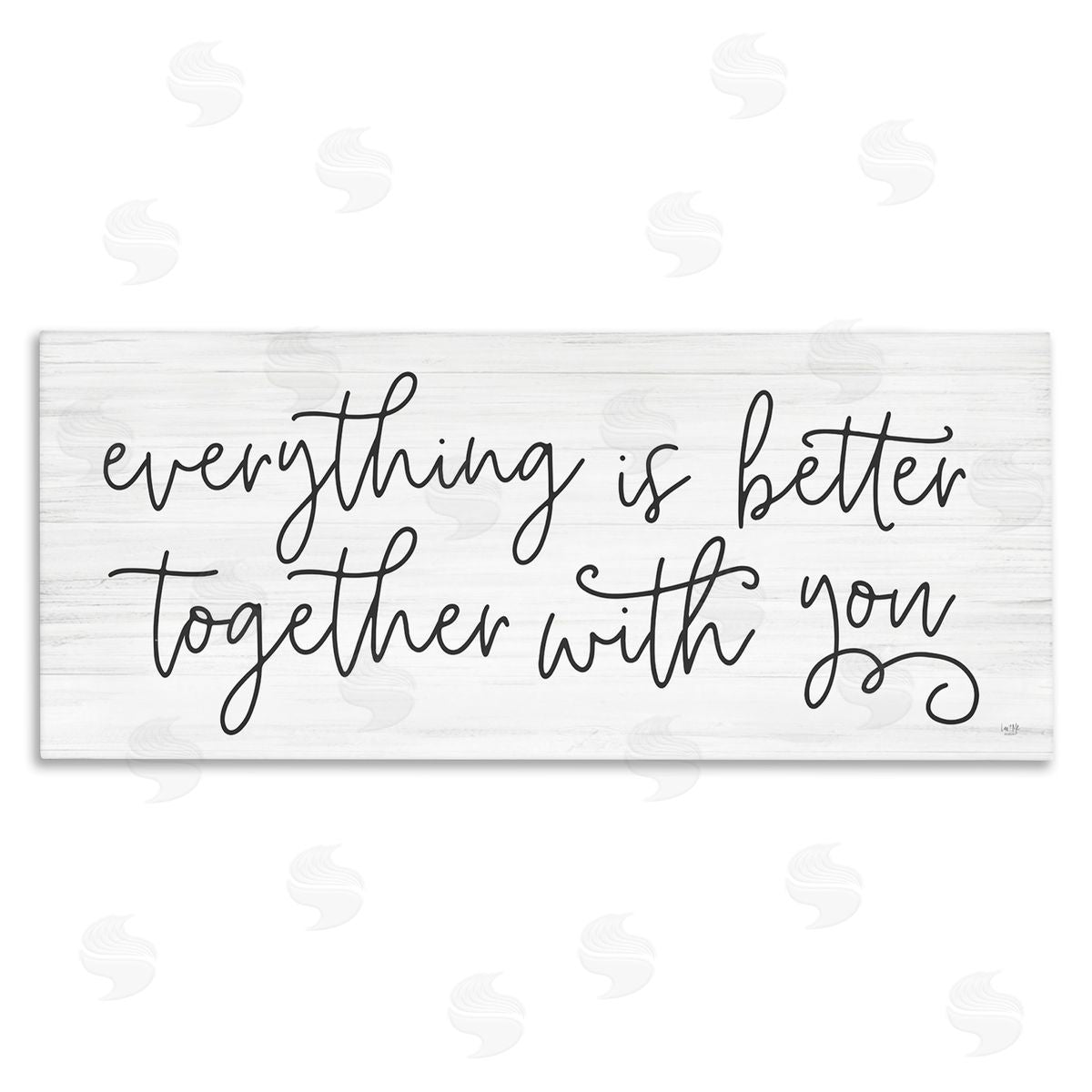 Lux + Me Designs Everything Is Better With You Phrase