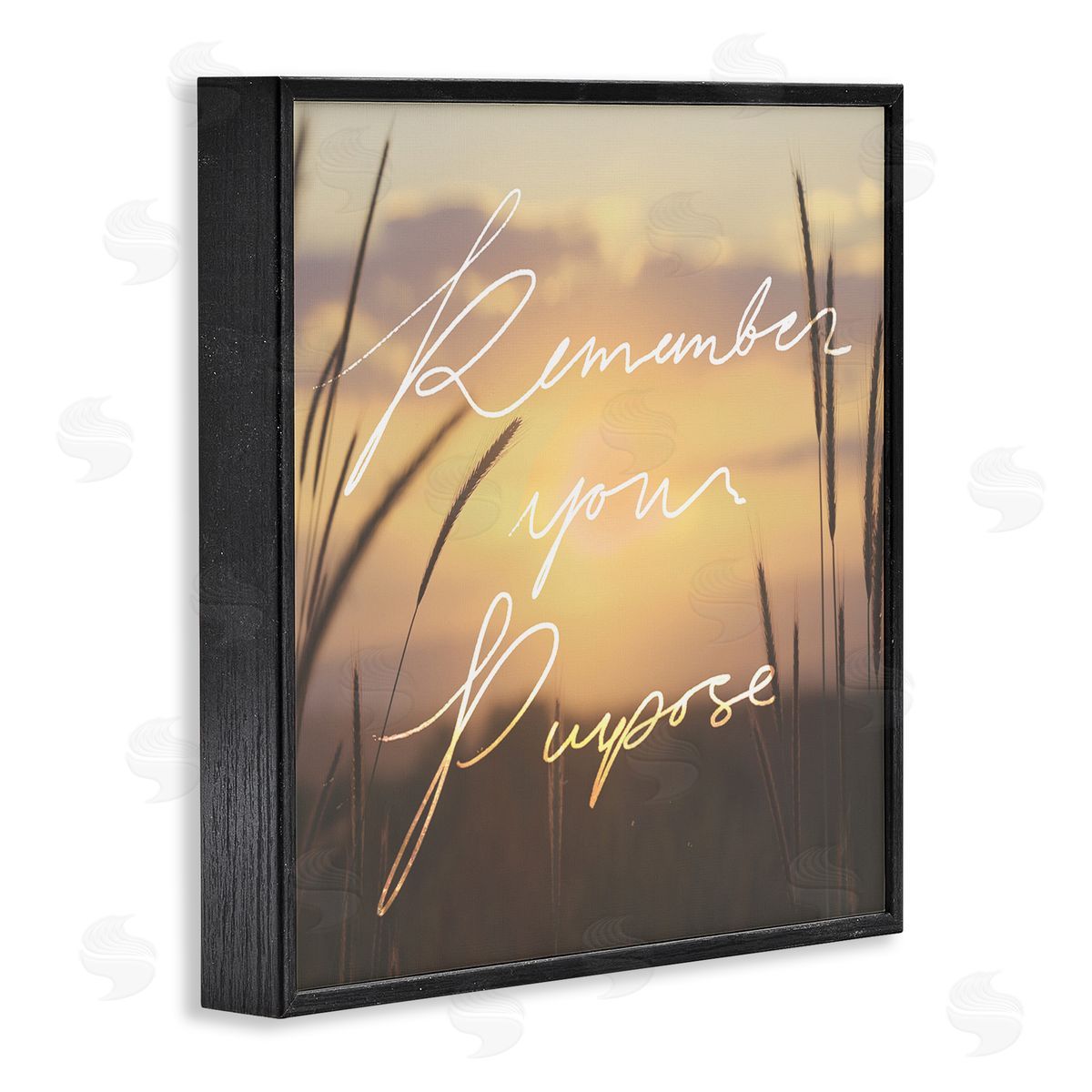 Stupell Studio Remember Your Purpose Sunset Black Framed Glicee Wall Art Print