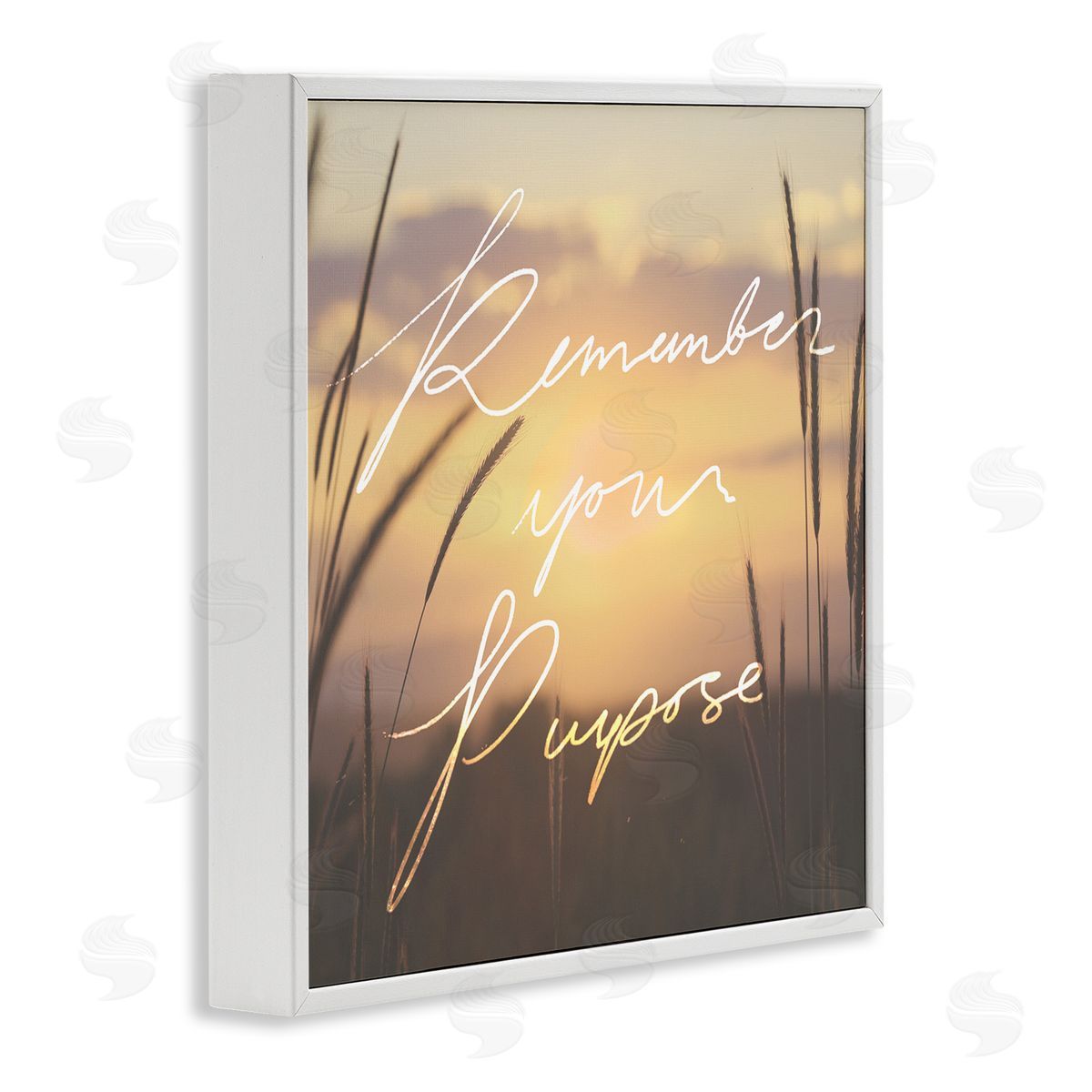 Stupell Studio Remember Your Purpose Sunset White Framed Glicee Wall Art Print
