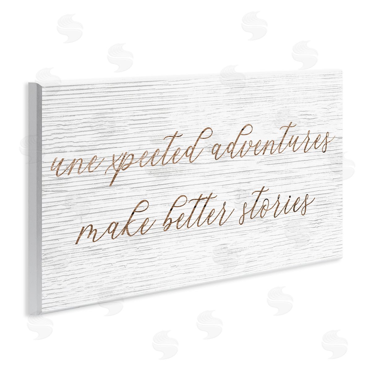 Stupell Studio Unexpected Adventures Better Stories Phrase