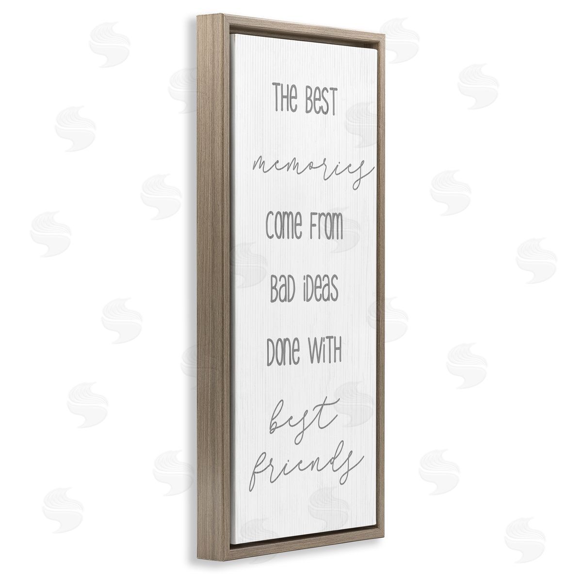 Stupell Studio Best Memories fr_sideom Bad Ideas Funny