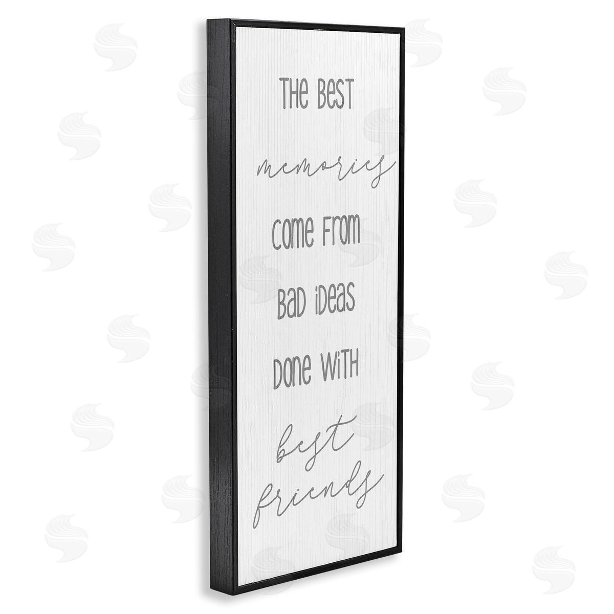 Stupell Studio Best Memories fr_sideom Bad Ideas Funny