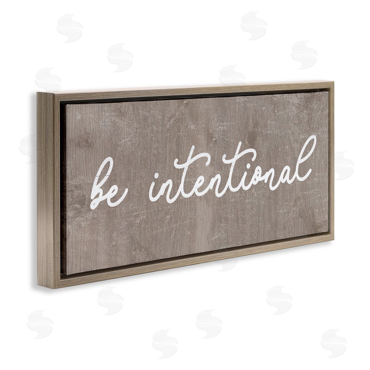 Stupell Studio Be Intentional Rustic Phrase