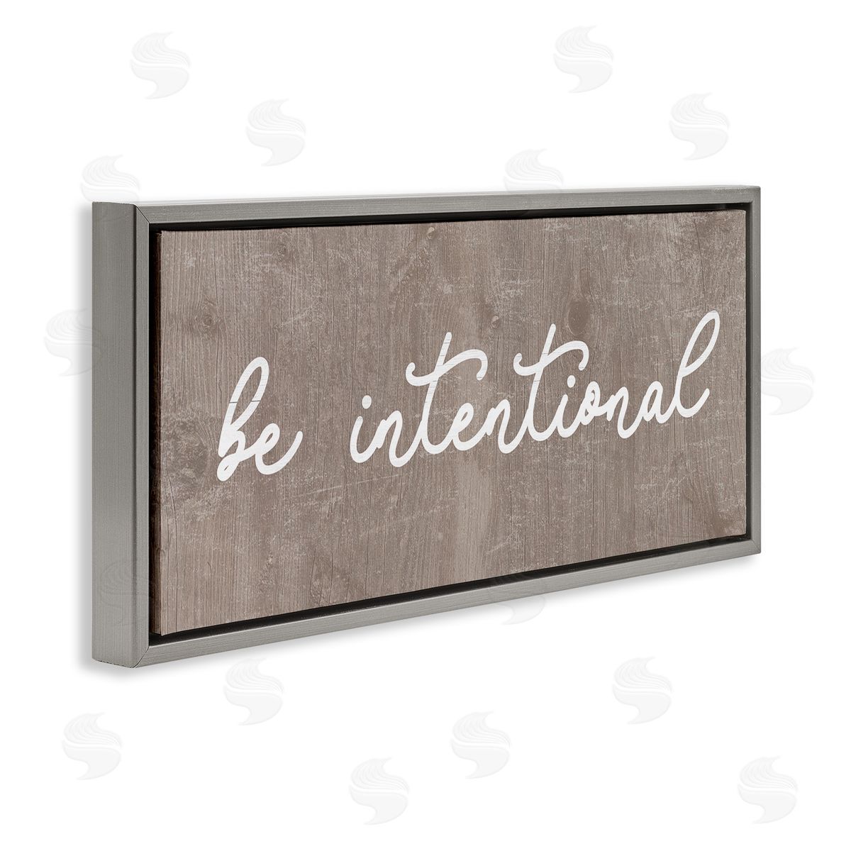 Stupell Studio Be Intentional Rustic Phrase