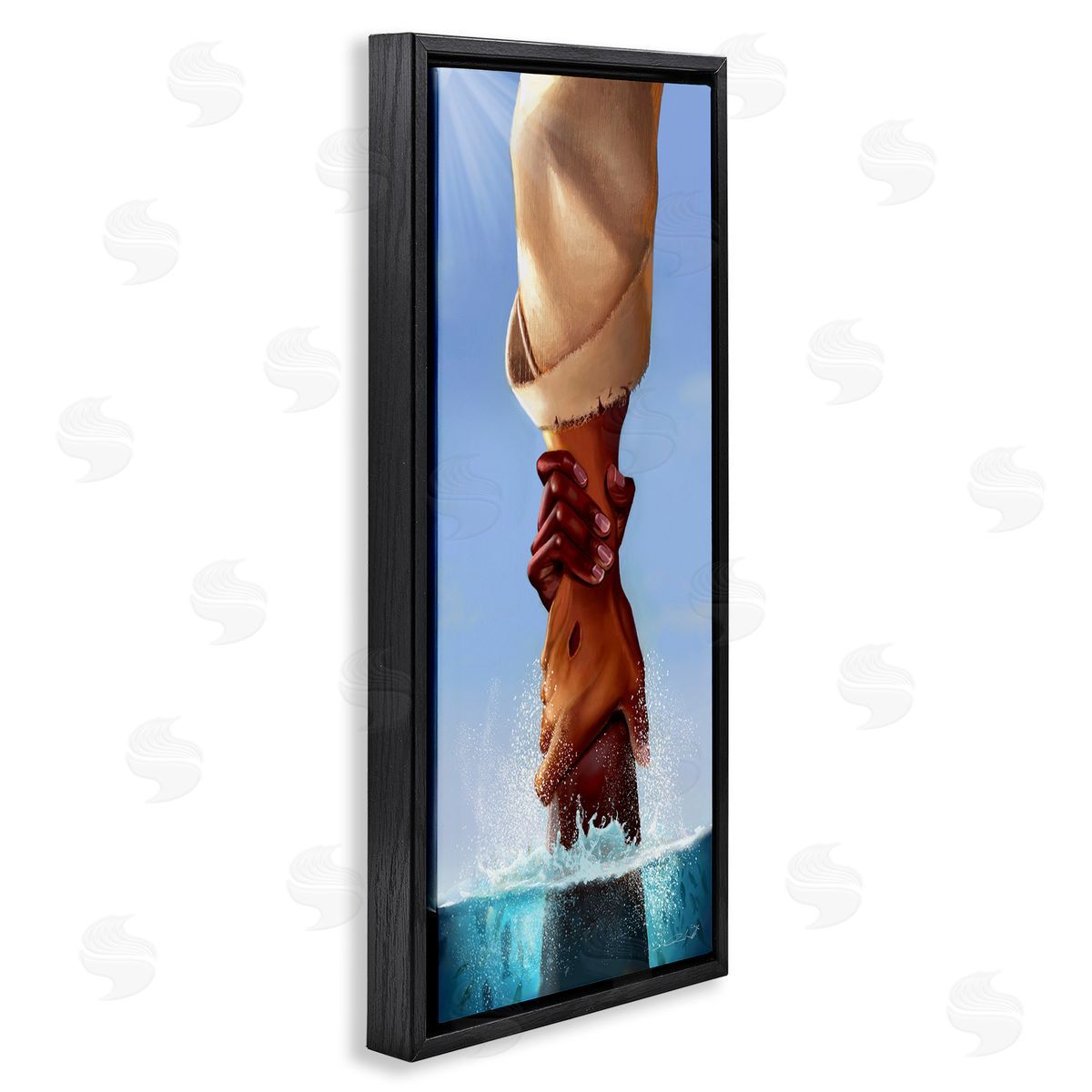 Salaam Muhammad Jesus Holding On Spiritual Hands