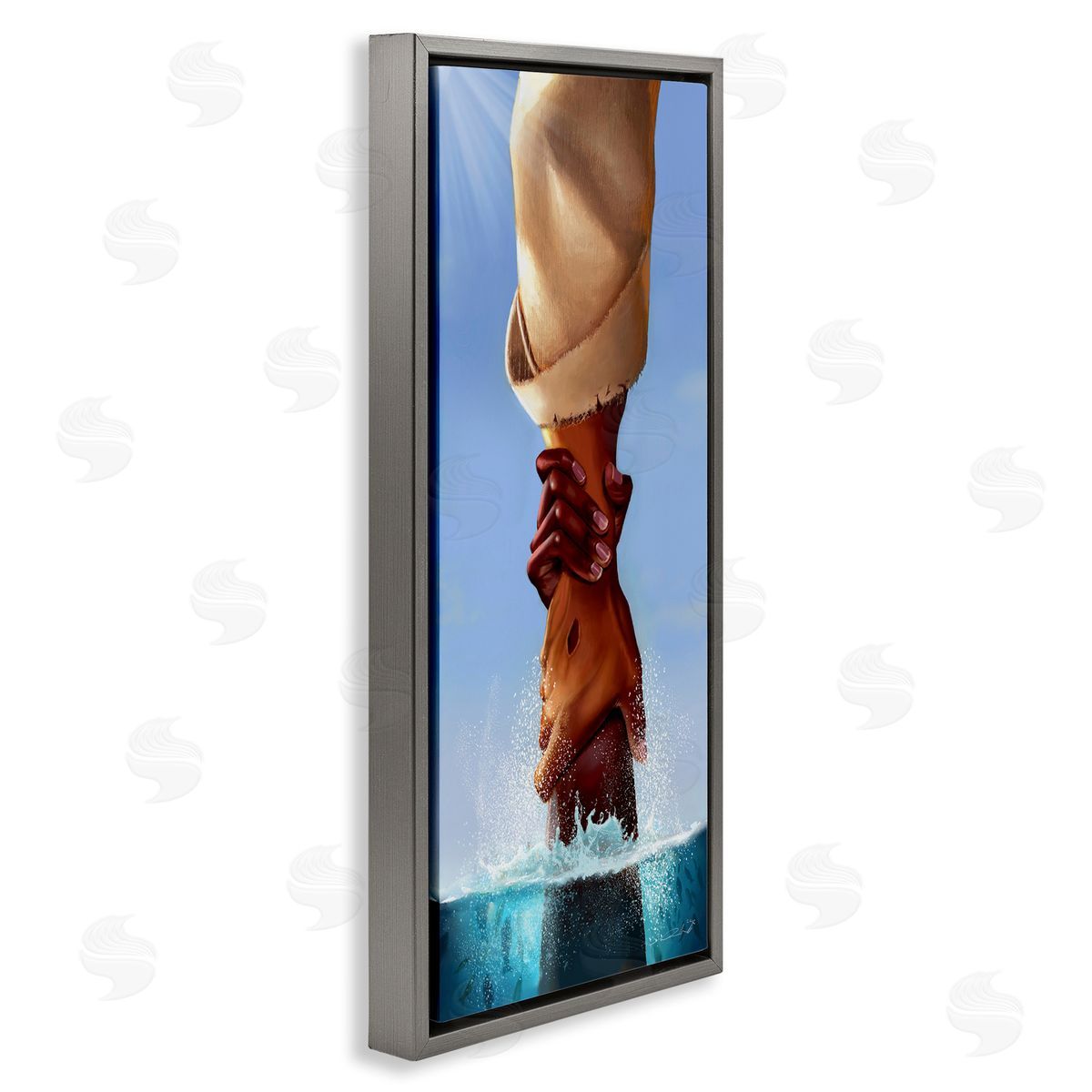 Salaam Muhammad Jesus Holding On Spiritual Hands