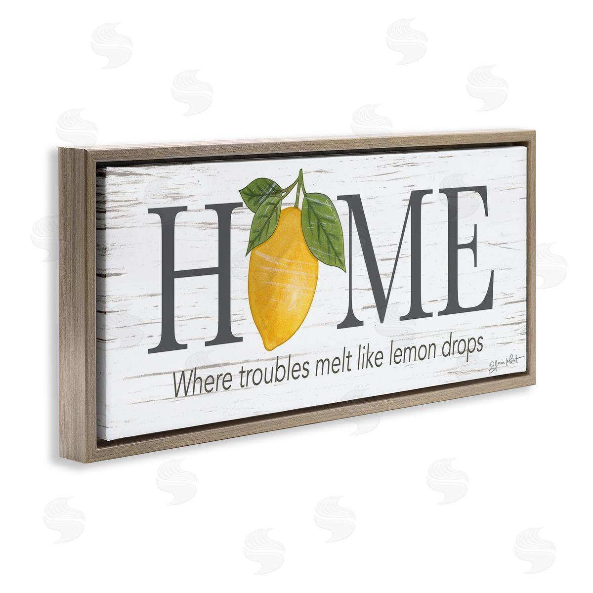 Annie LaPoint Where Troubles Melt Lemon Drops Sign