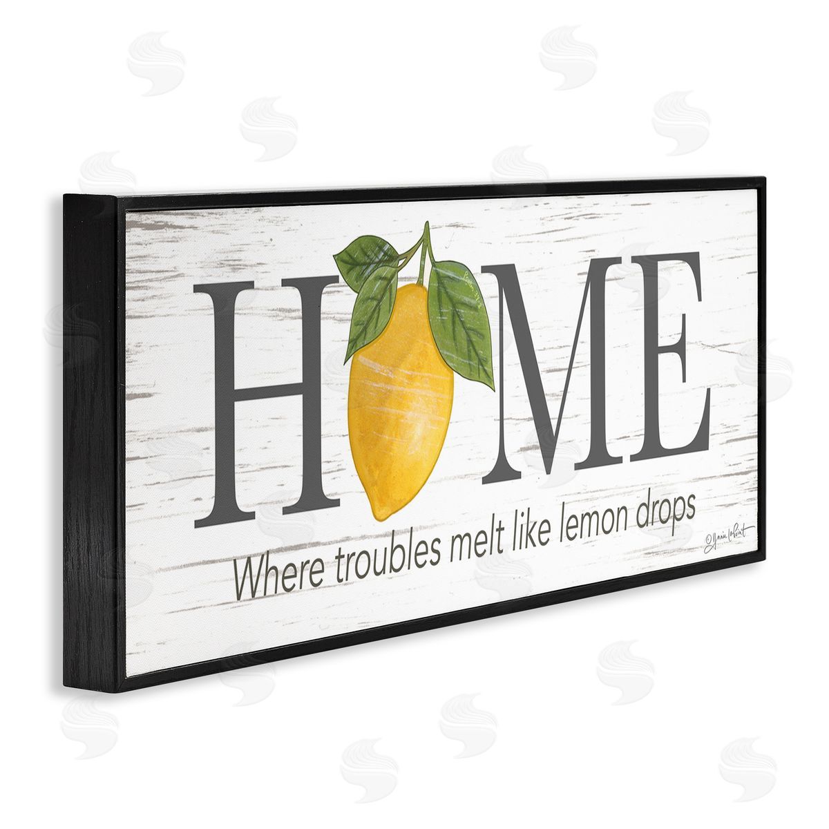 Annie LaPoint Where Troubles Melt Lemon Drops Sign