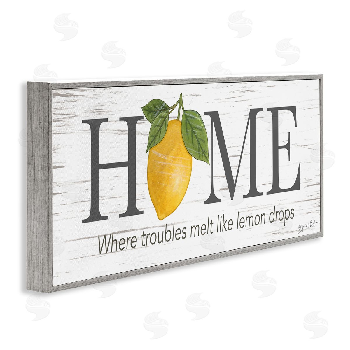 Annie LaPoint Where Troubles Melt Lemon Drops Sign