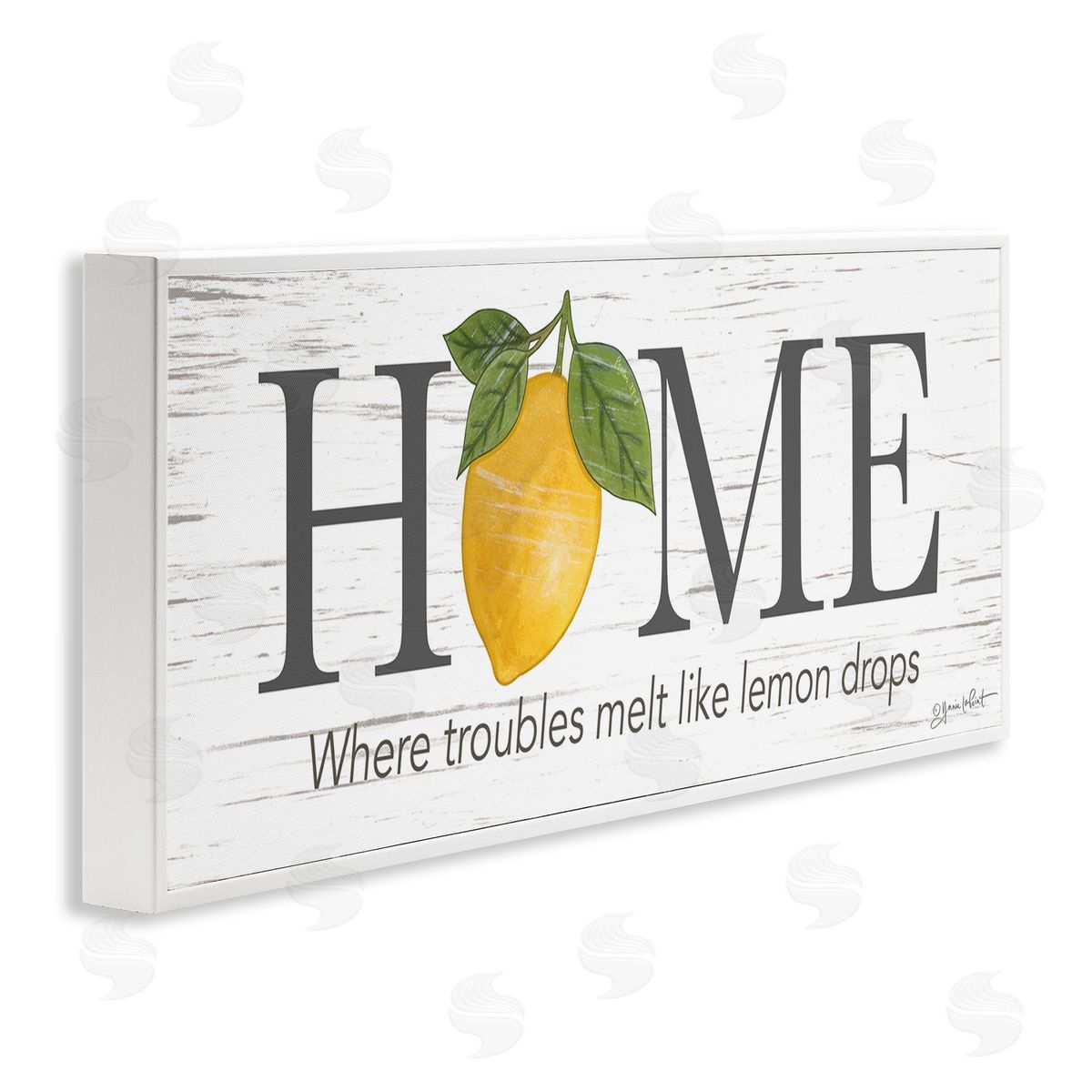 Annie LaPoint Where Troubles Melt Lemon Drops Sign