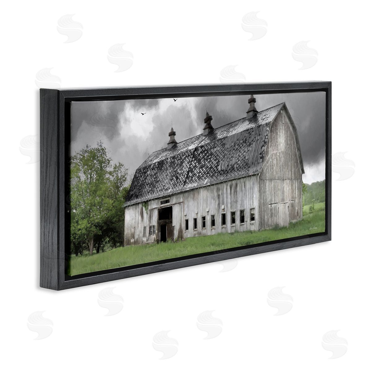 Lori Deiter Farmland Barn Overhead Clouds