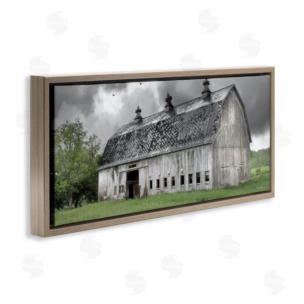 Lori Deiter Farmland Barn Overhead Clouds