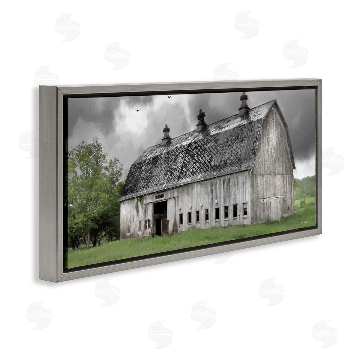 Lori Deiter Farmland Barn Overhead Clouds