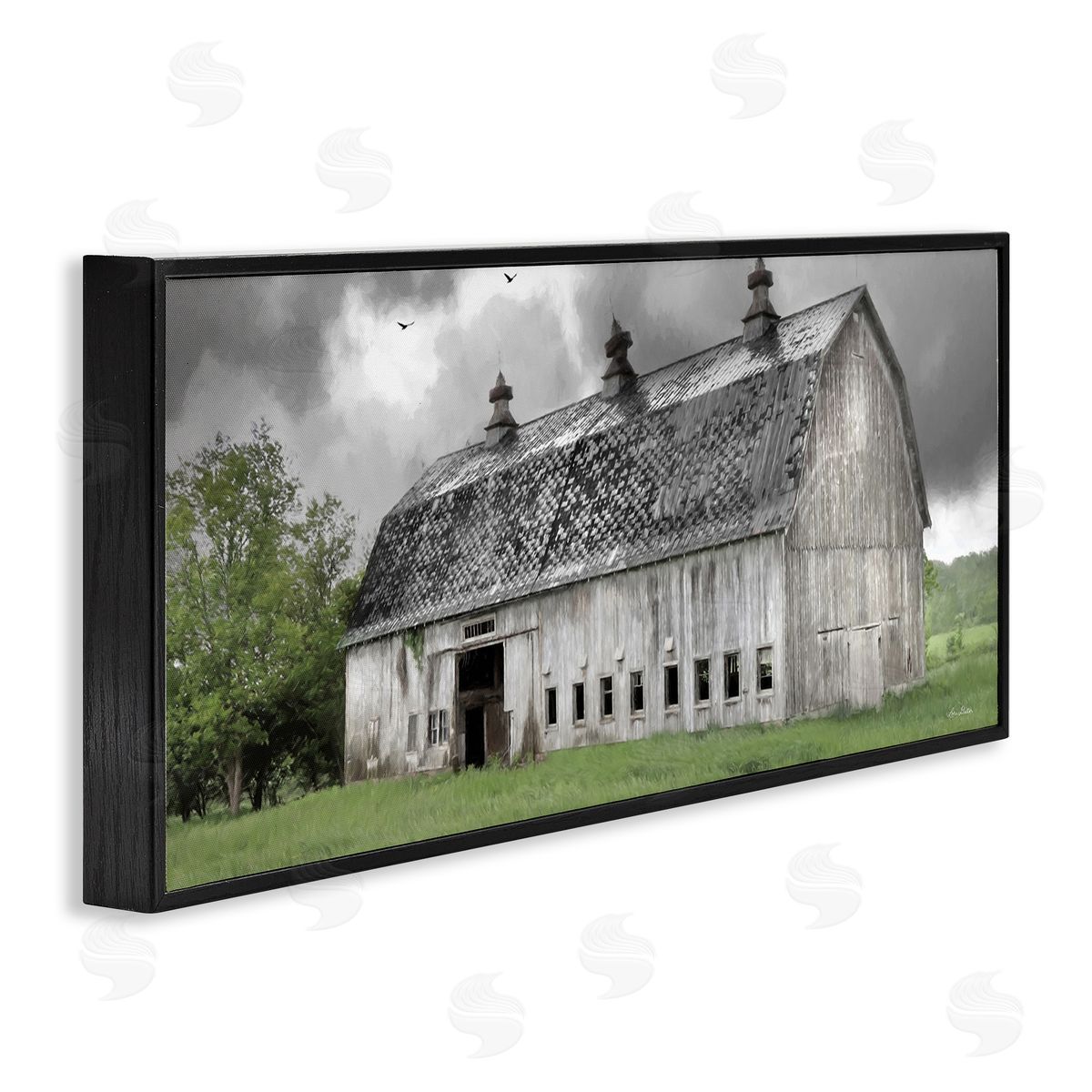 Lori Deiter Farmland Barn Overhead Clouds