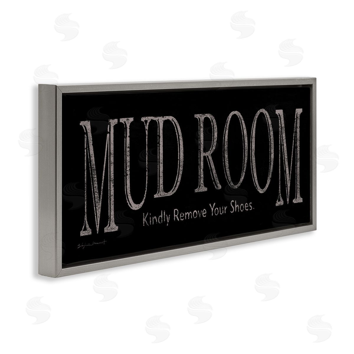 Stephanie Workman Marrott Mud Room Remove Shoes Reminder