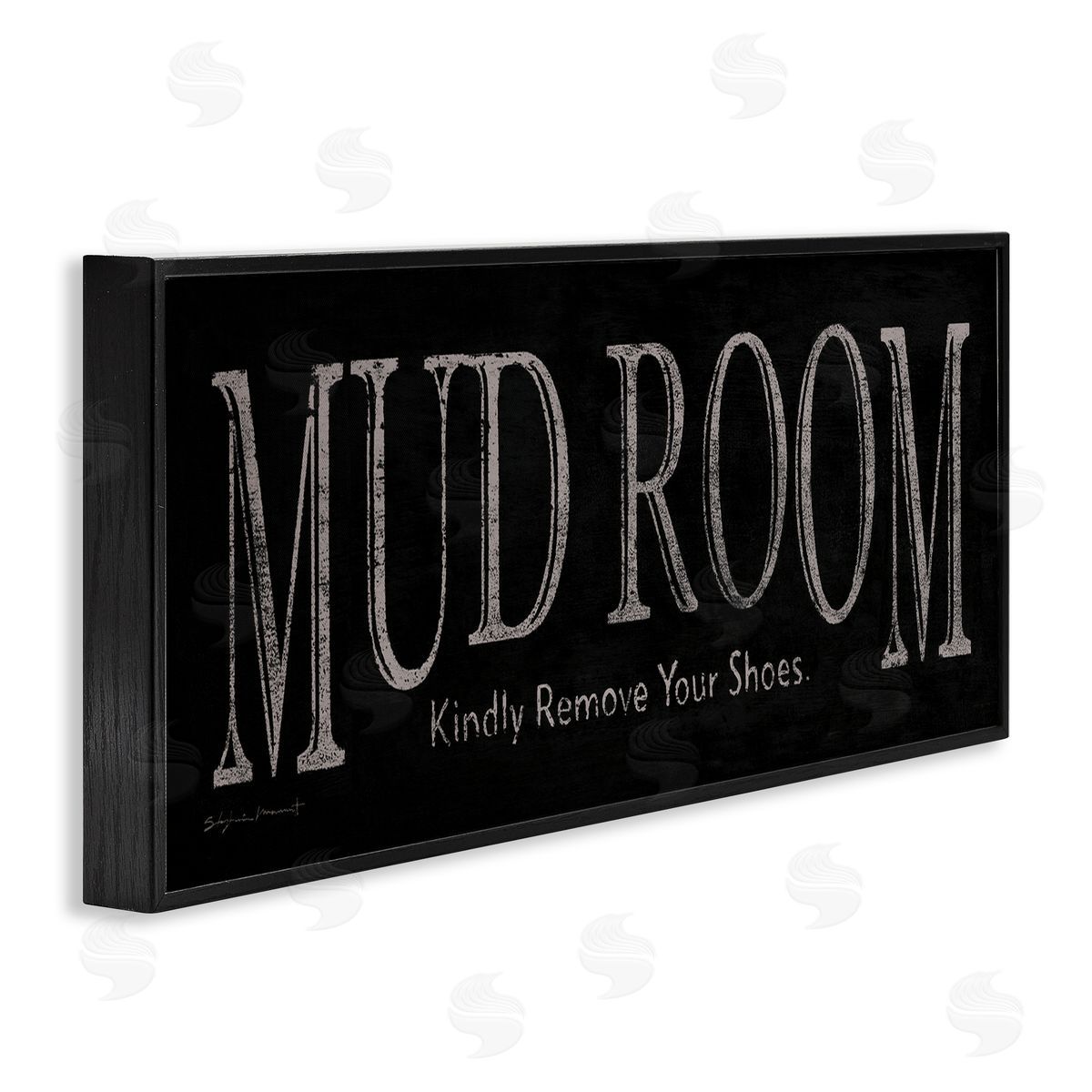 Stephanie Workman Marrott Mud Room Remove Shoes Reminder