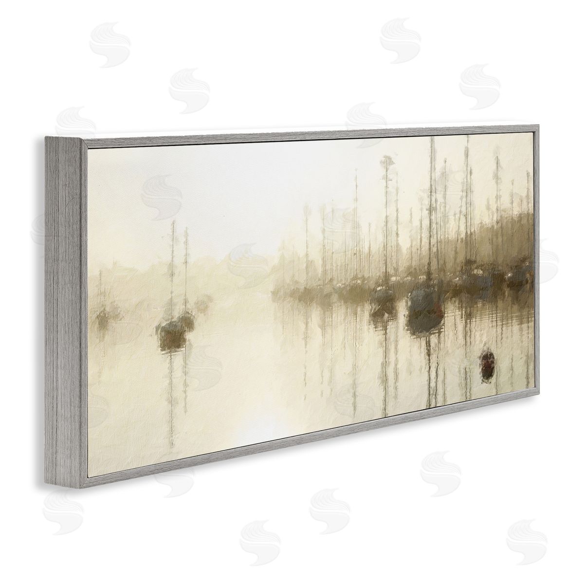 Kim Curinga Impressionist Marina Boats Reflection