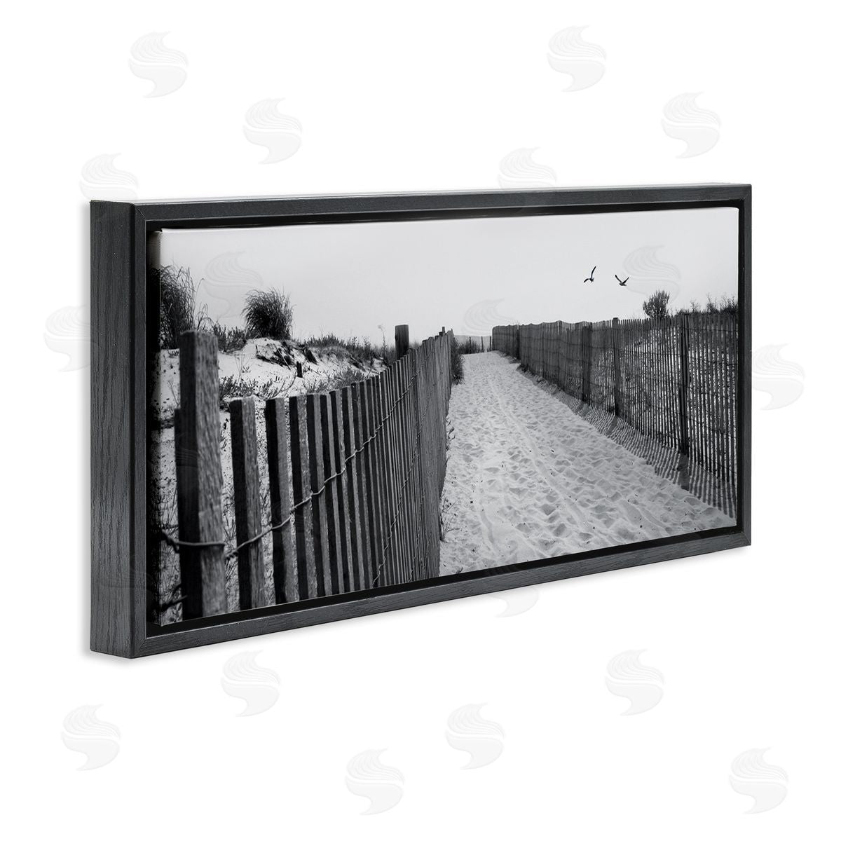 Lori Deiter Sandy Beach Boardwalk Overhead Seagulls