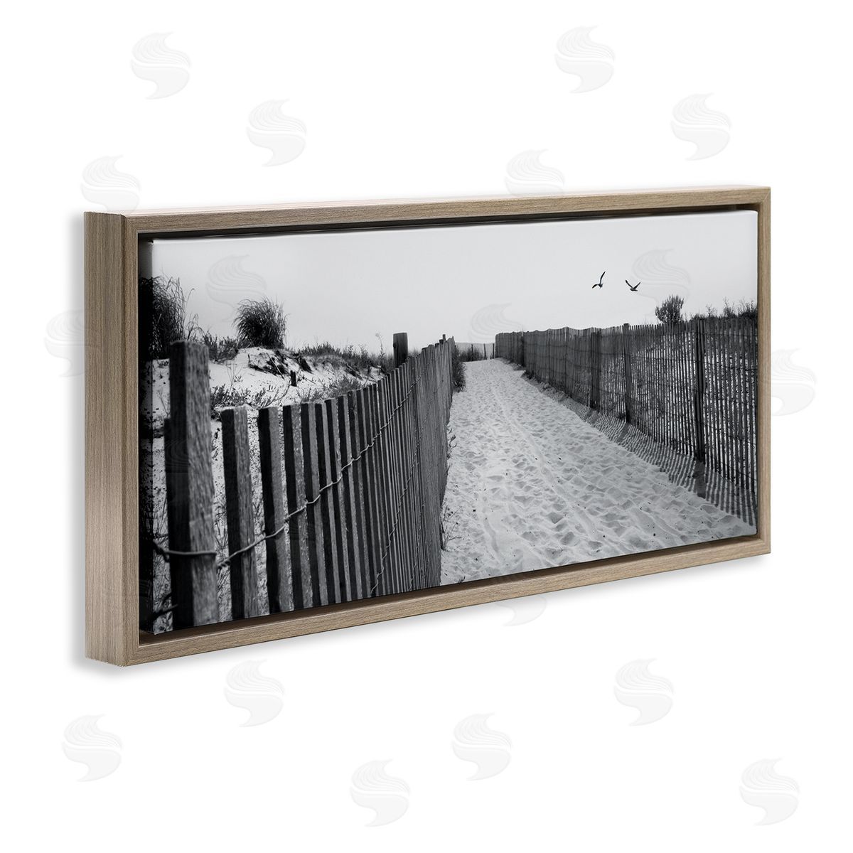 Lori Deiter Sandy Beach Boardwalk Overhead Seagulls