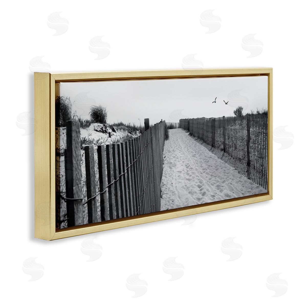 Lori Deiter Sandy Beach Boardwalk Overhead Seagulls